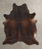 Chocolate X-Large Brazilian Cowhide Rug 7'1