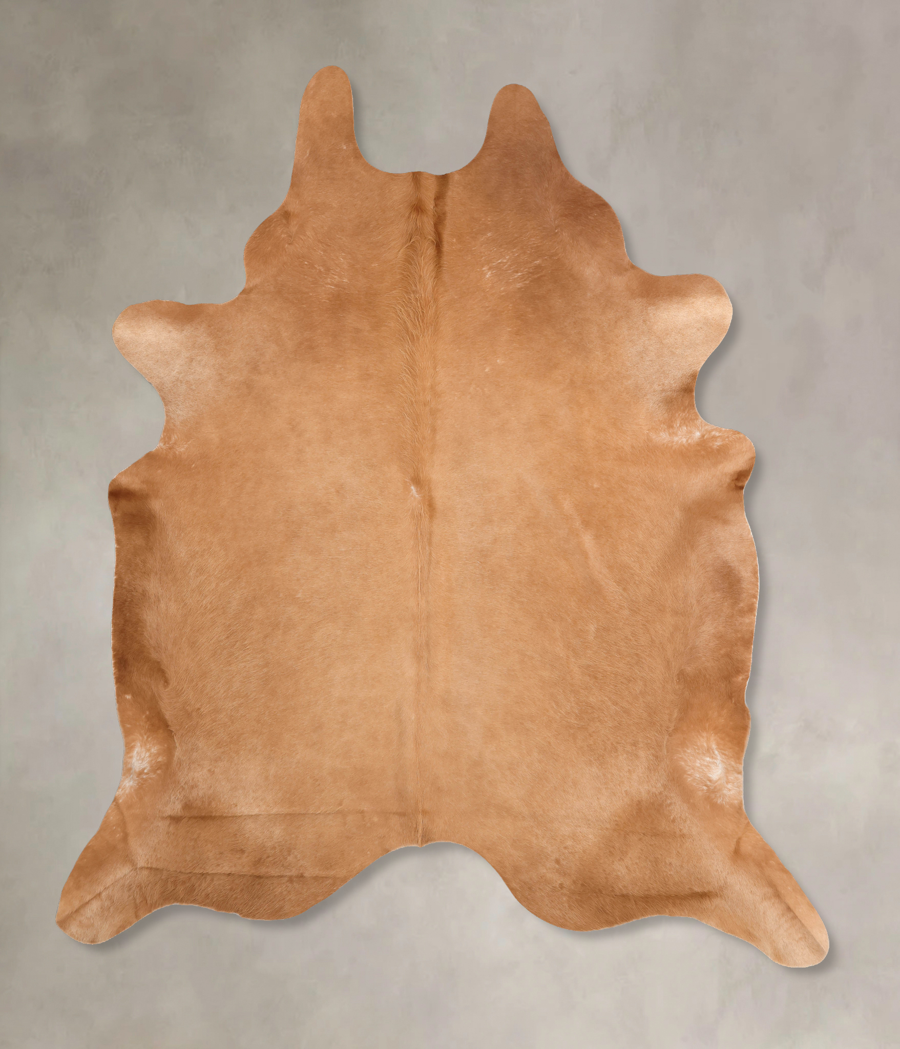 Solid Brown Cowhide Rug #B7441