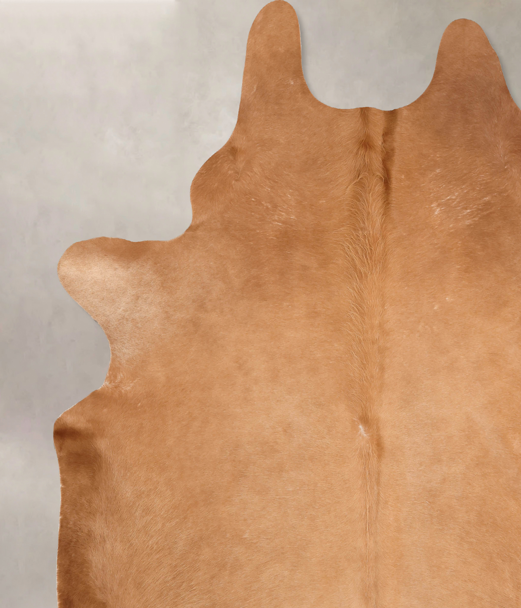 Solid Brown Cowhide Rug #B7441