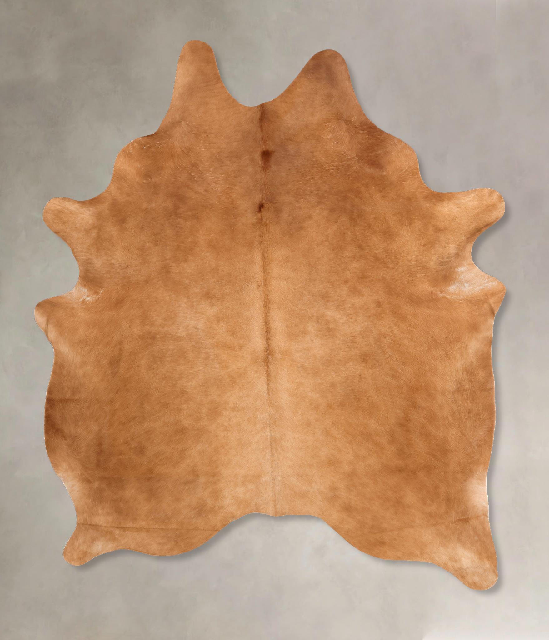 Solid Brown Cowhide Rug #B7627