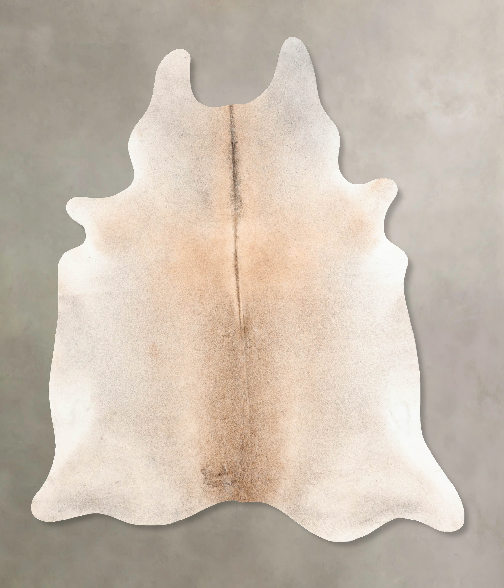 Grey with Beige Cowhide Rug #B7708