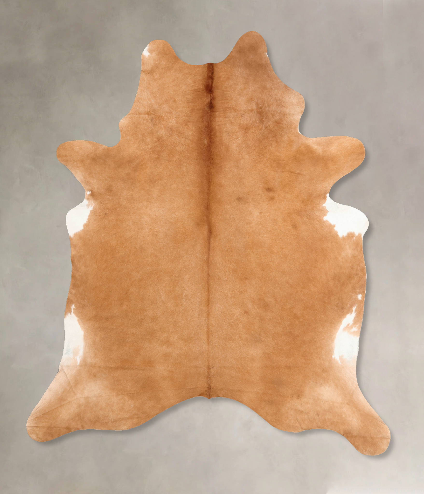 Solid Brown Cowhide Rug #B7737