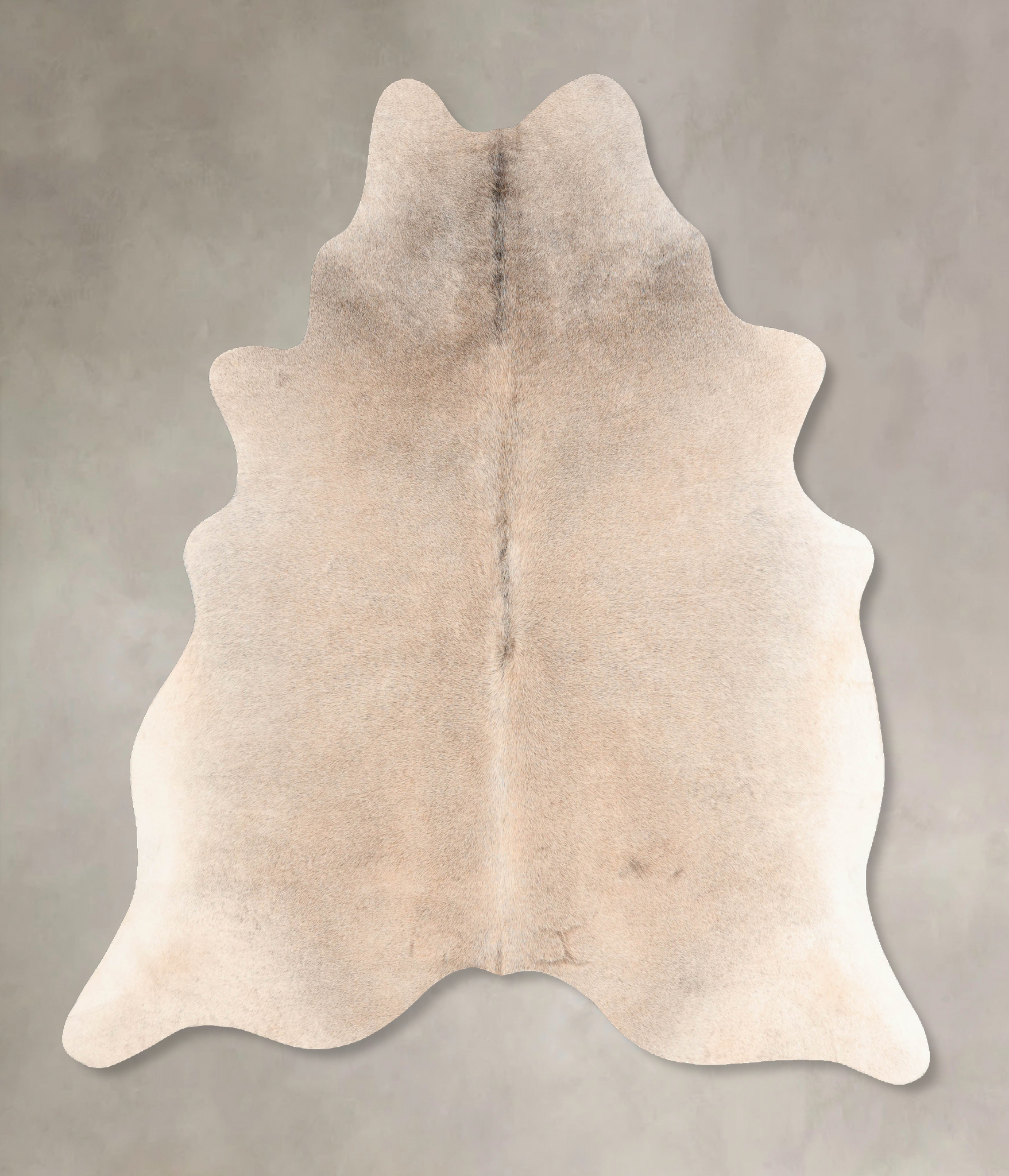 Grey with Beige Cowhide Rug #B7746