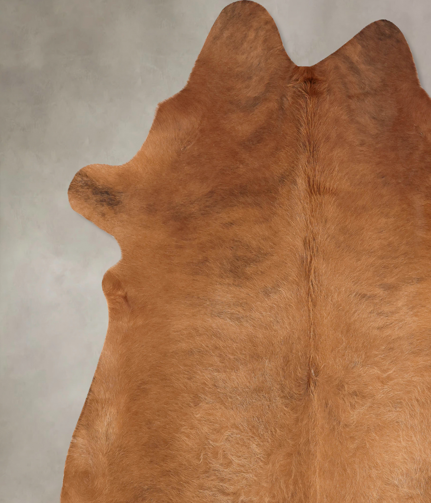 Solid Brown Cowhide Rug #B7749