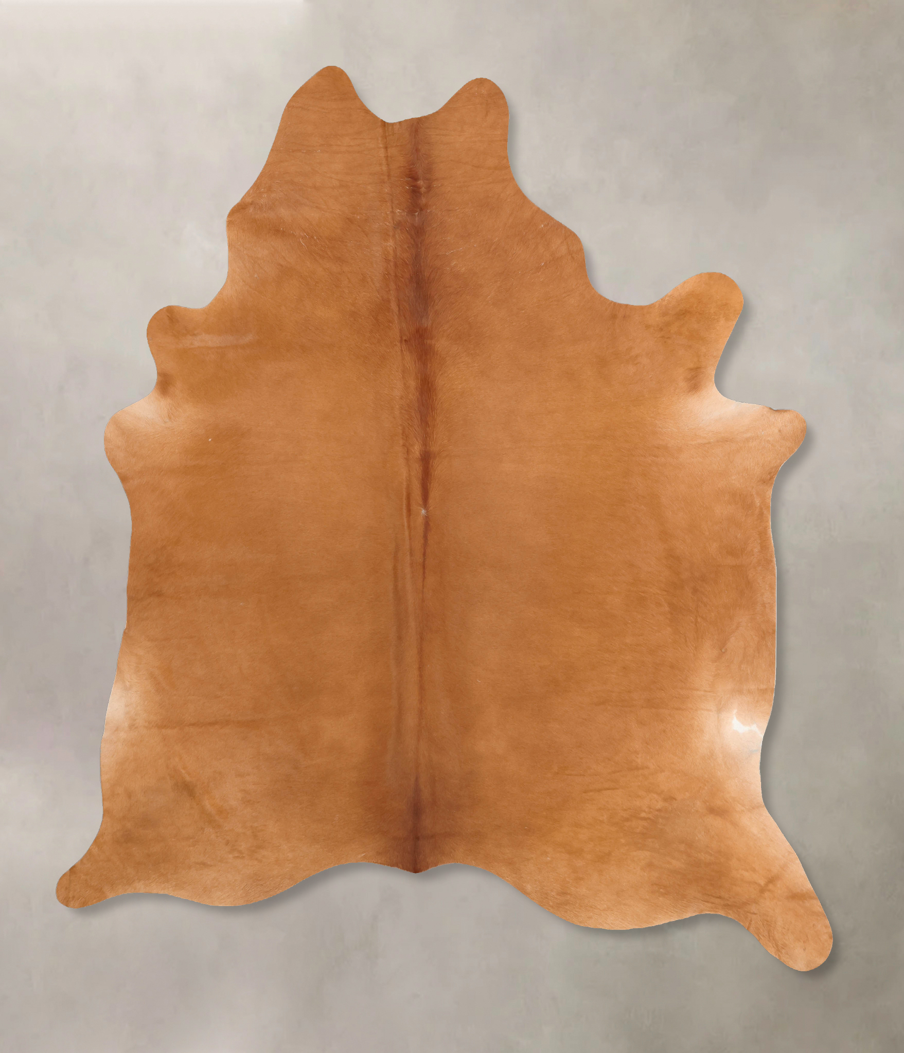 Solid Brown Cowhide Rug #B7751