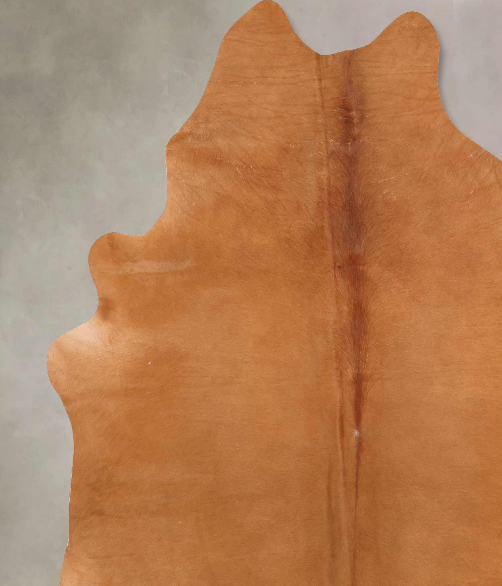 Solid Brown Cowhide Rug #B7751