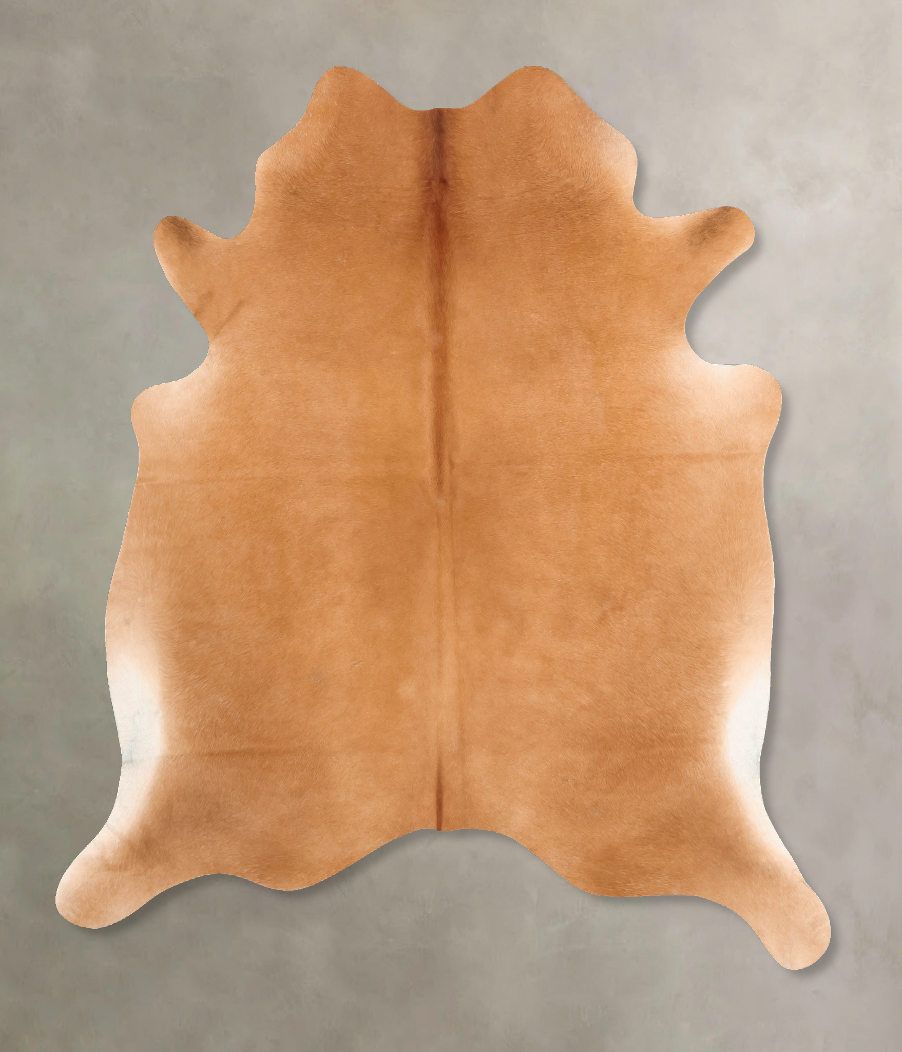 Solid Brown Cowhide Rug #B7754