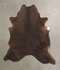 Chocolate X-Large Brazilian Cowhide Rug 7'0