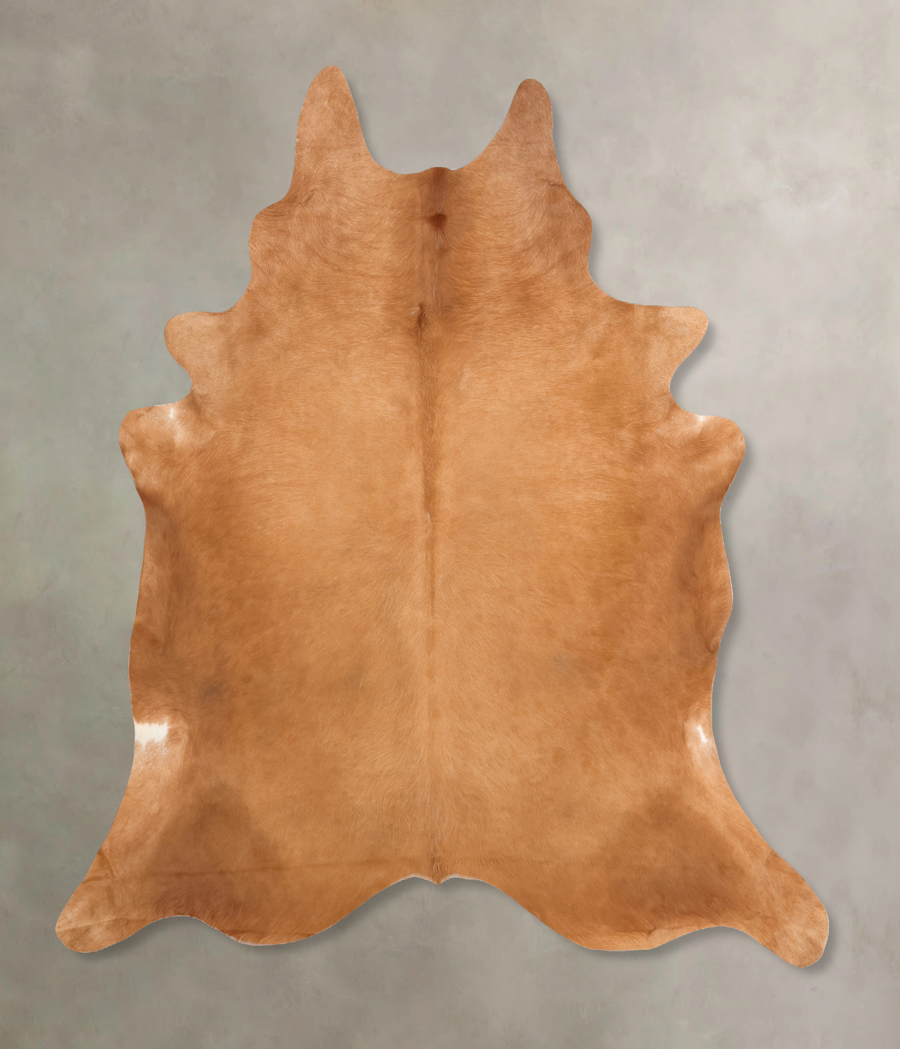 Solid Brown Cowhide Rug #B7764