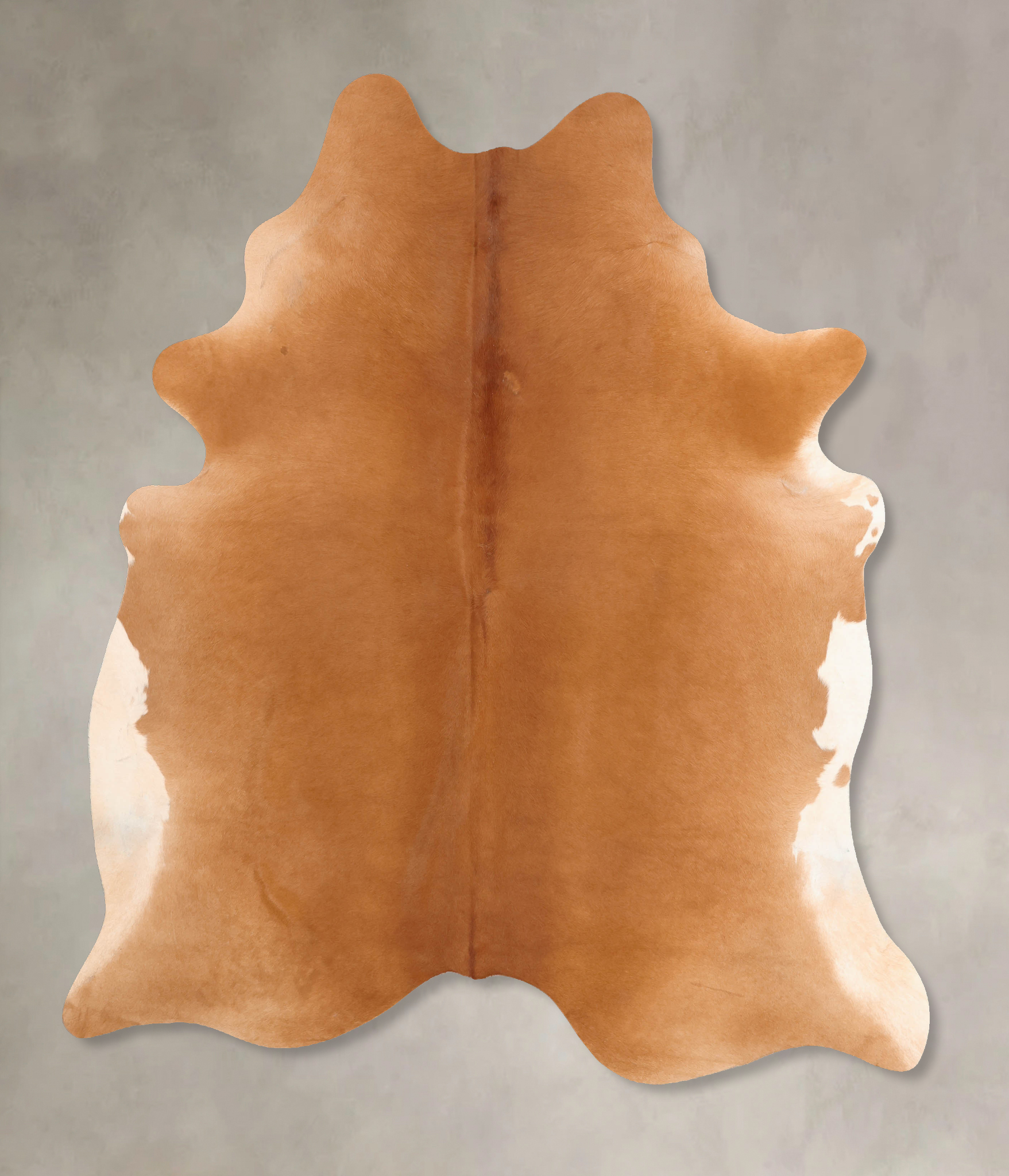 Solid Brown Cowhide Rug #B7766