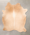 Beige X-Large Brazilian Cowhide Rug 7'0