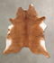 Medium Brindle X-Large Brazilian Cowhide Rug 7'7