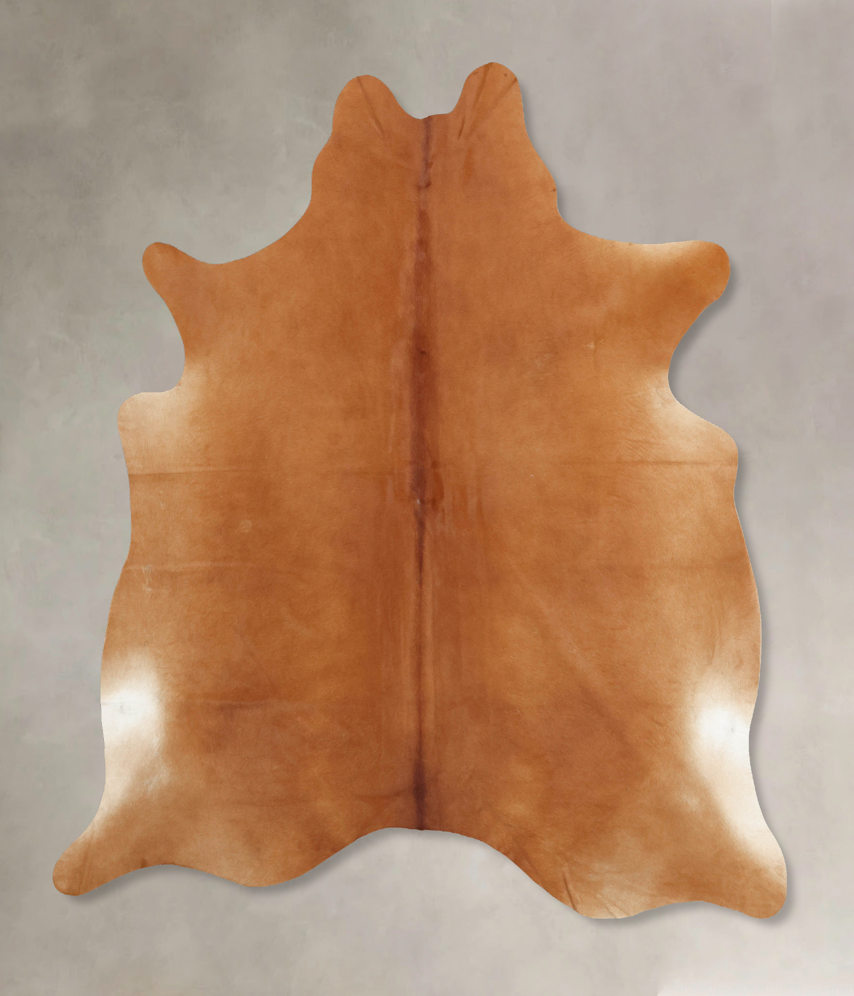 Solid Brown Cowhide Rug #B7793