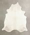 Ivory with Beige X-Large Brazilian Cowhide Rug 7'0