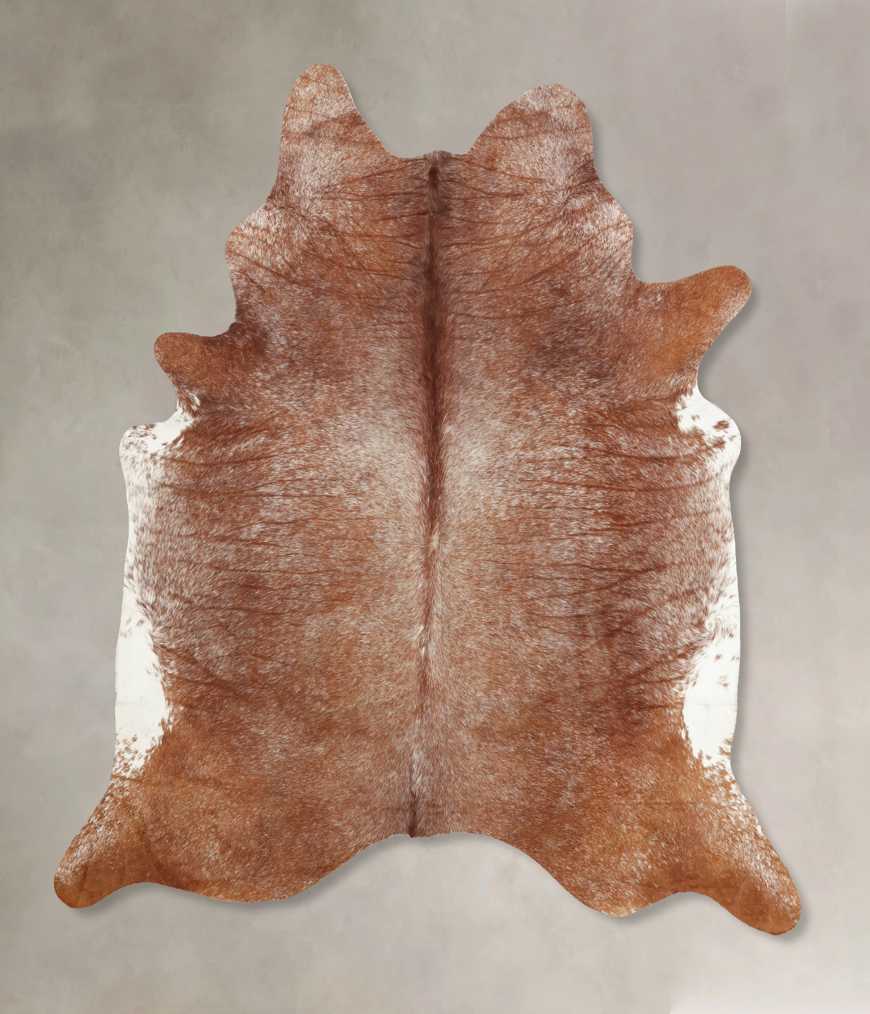 Solid Brown Cowhide Rug #B7834