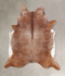 Salt and Pepper Brown X-Large Brazilian Cowhide Rug 7'3