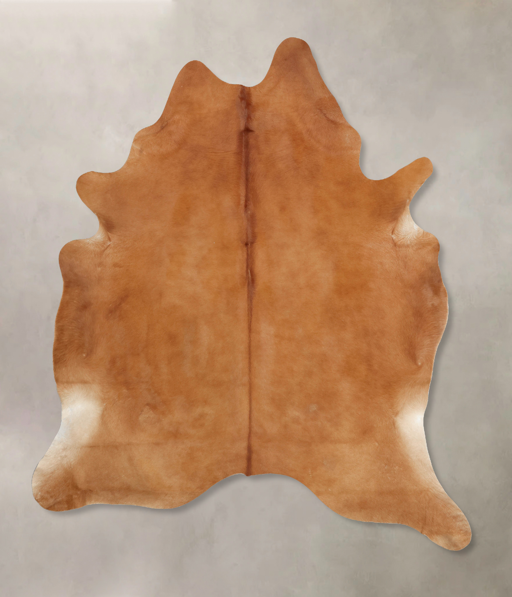 Solid Brown Cowhide Rug #B7943