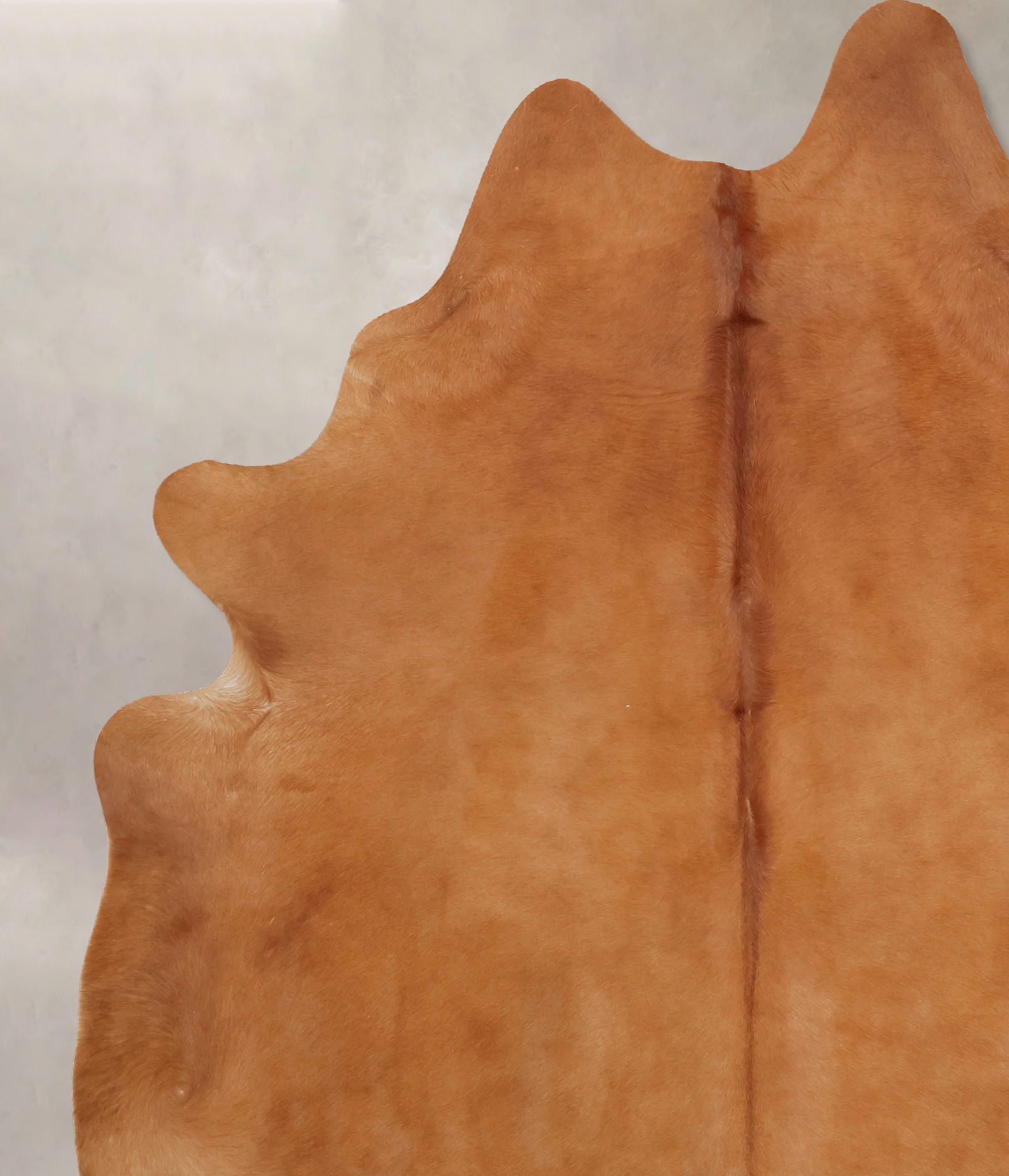 Solid Brown Cowhide Rug #B7943