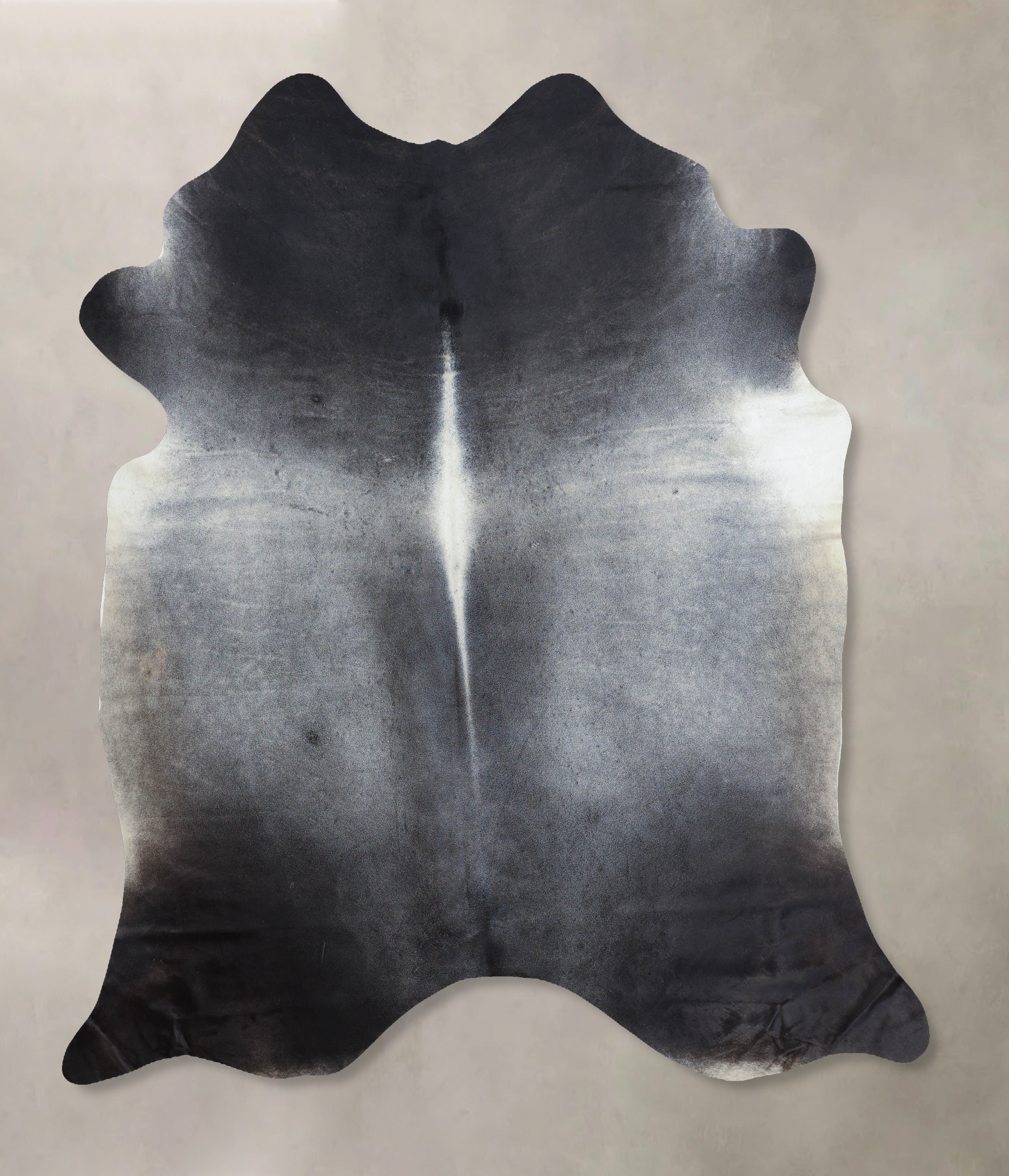 Dark Grey Cowhide Rug #B8039