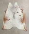 Salt and Pepper Brown XX-Large Brazilian Cowhide Rug 7'8