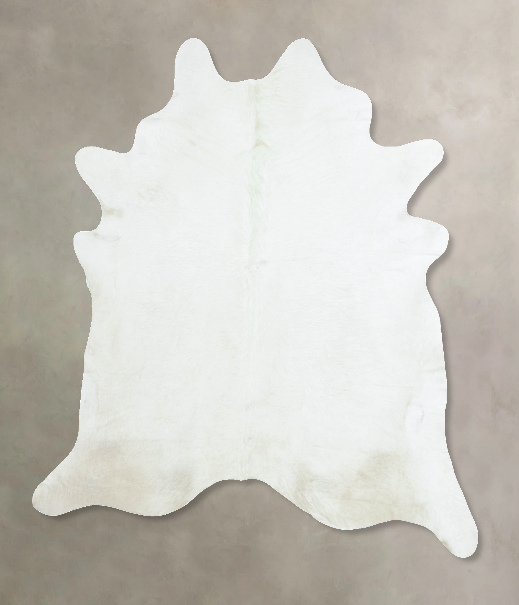 Solid White Cowhide Rug #B8267