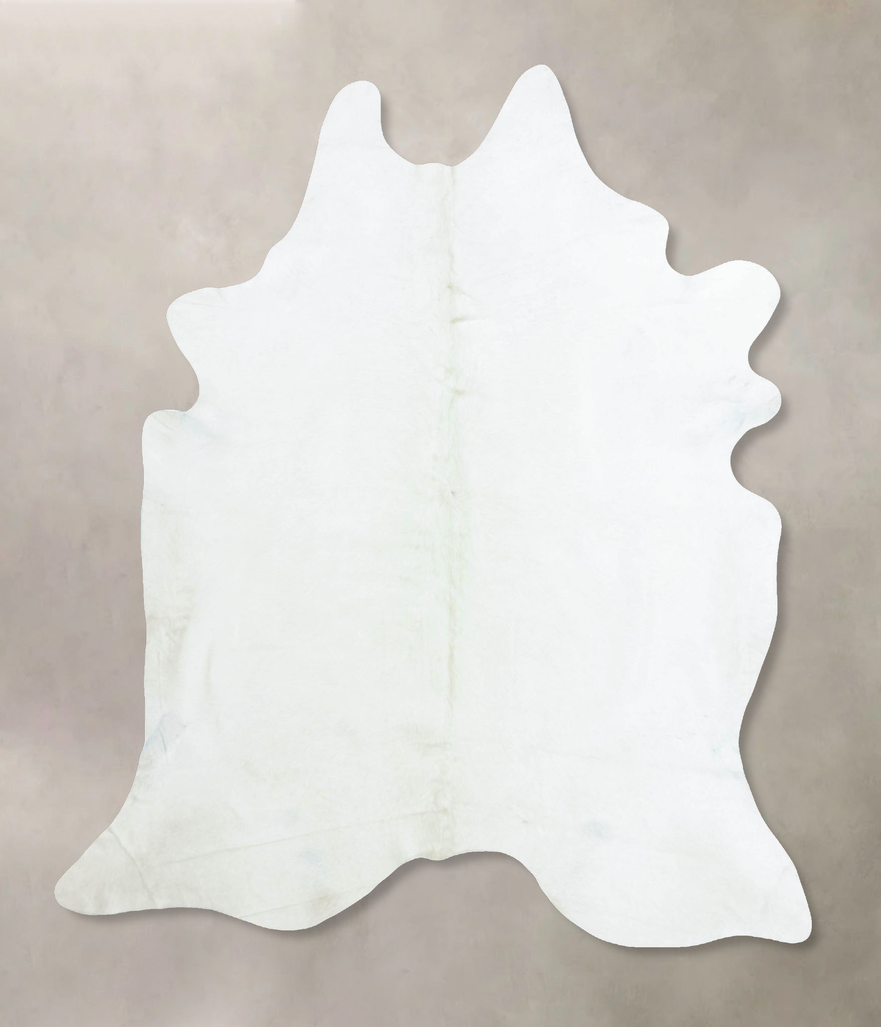 Solid White Cowhide Rug #B8268