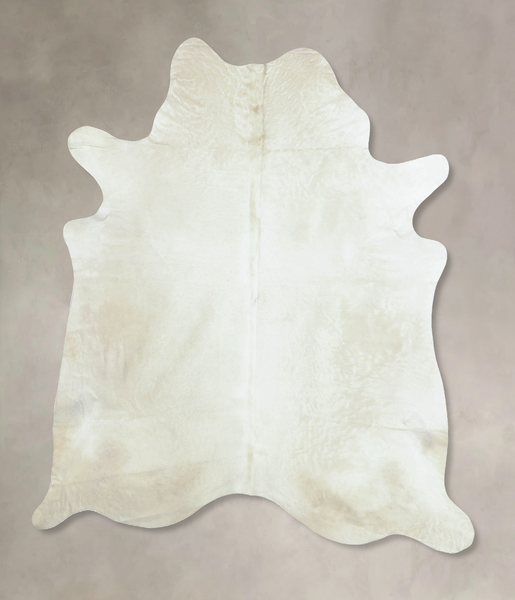 Solid White Cowhide Rug #B8269