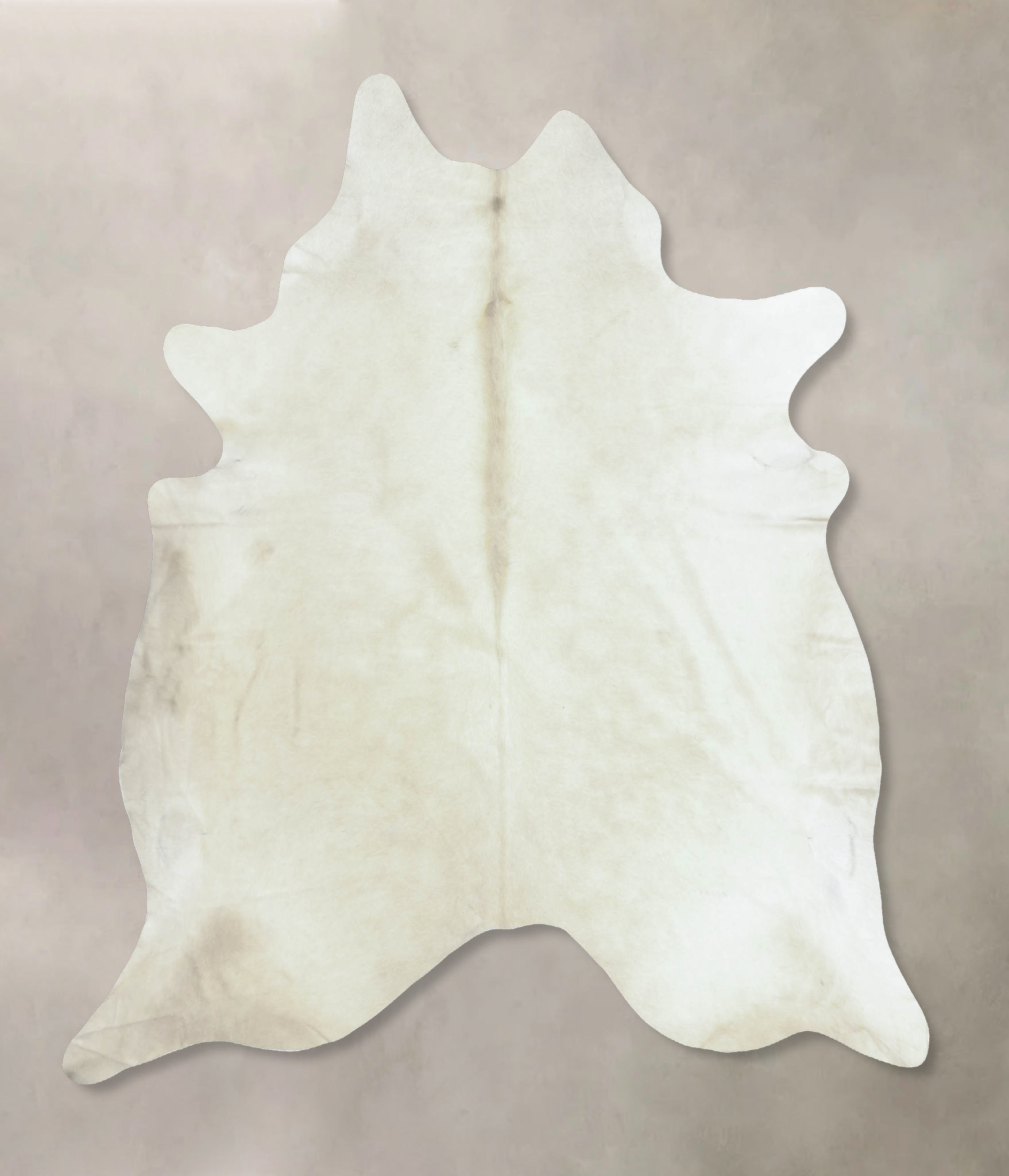 Solid White Cowhide Rug #B8270