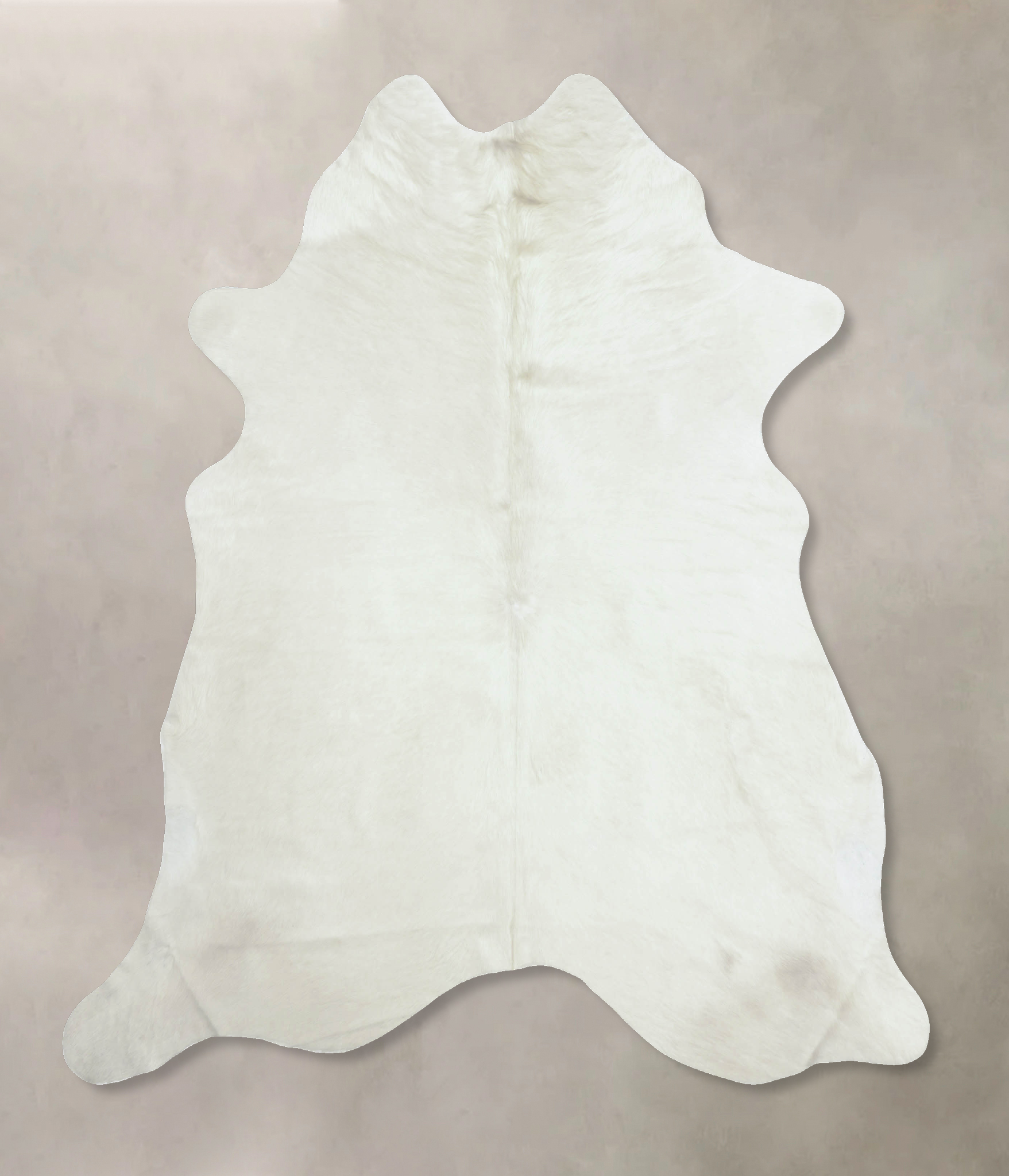 Solid White Cowhide Rug #B8284