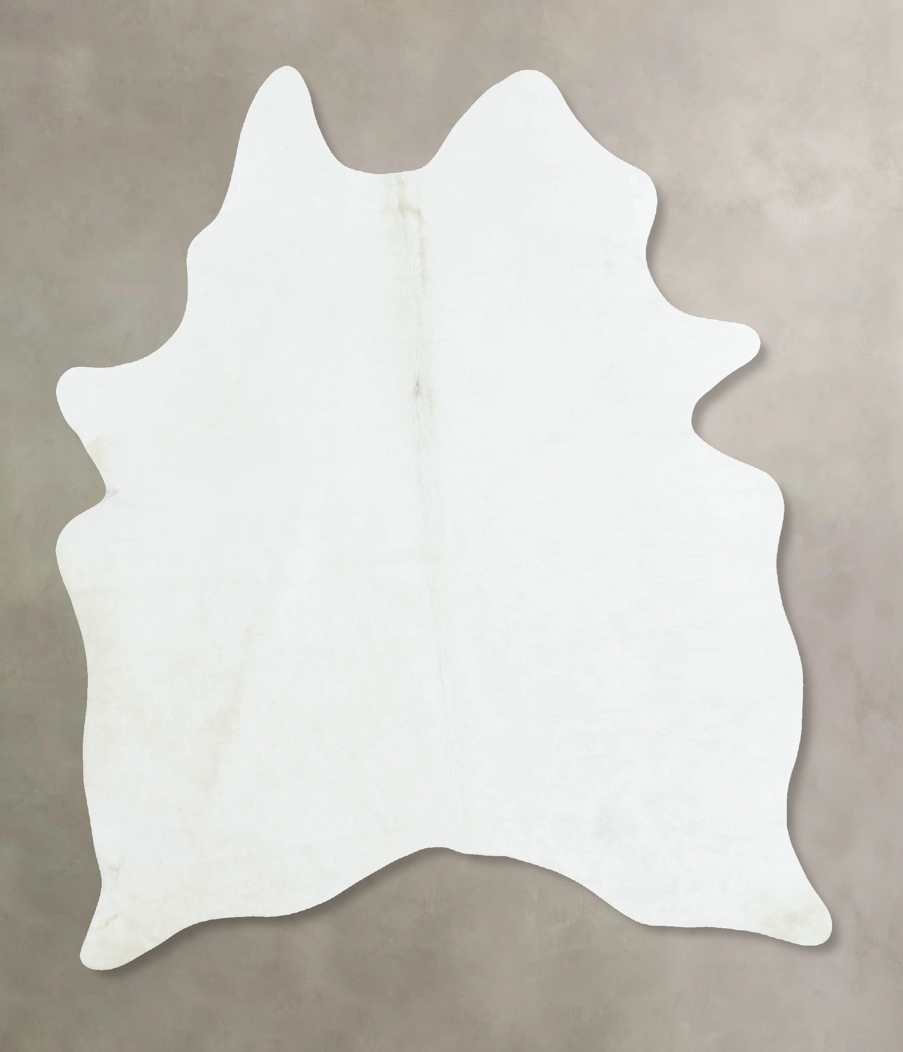 Solid White Cowhide Rug #B8285