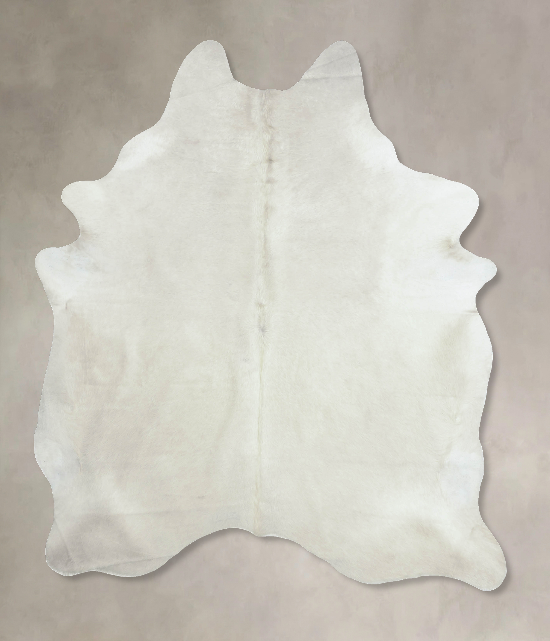 Solid White Cowhide Rug #B8286