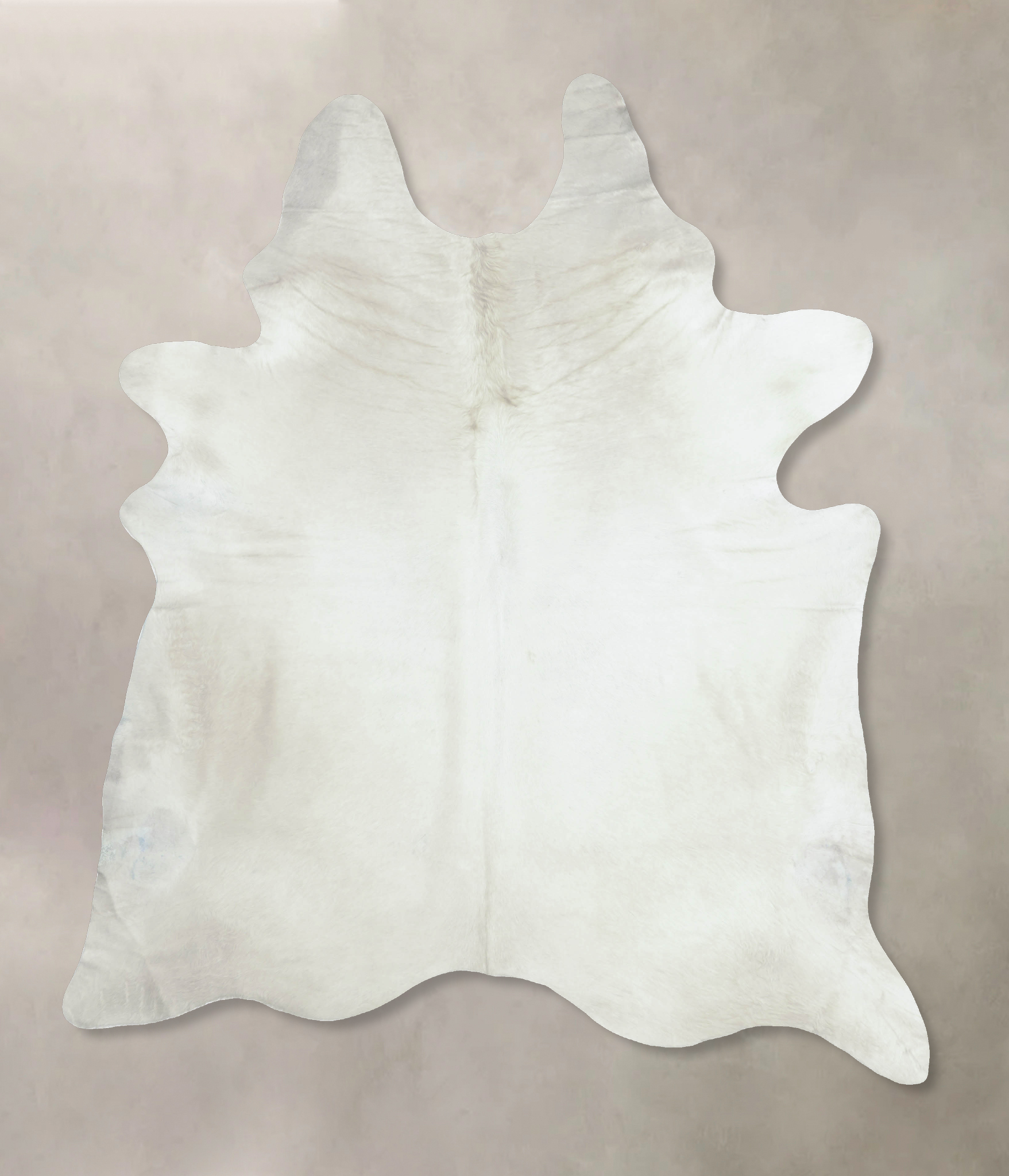 Solid White Cowhide Rug #B8287