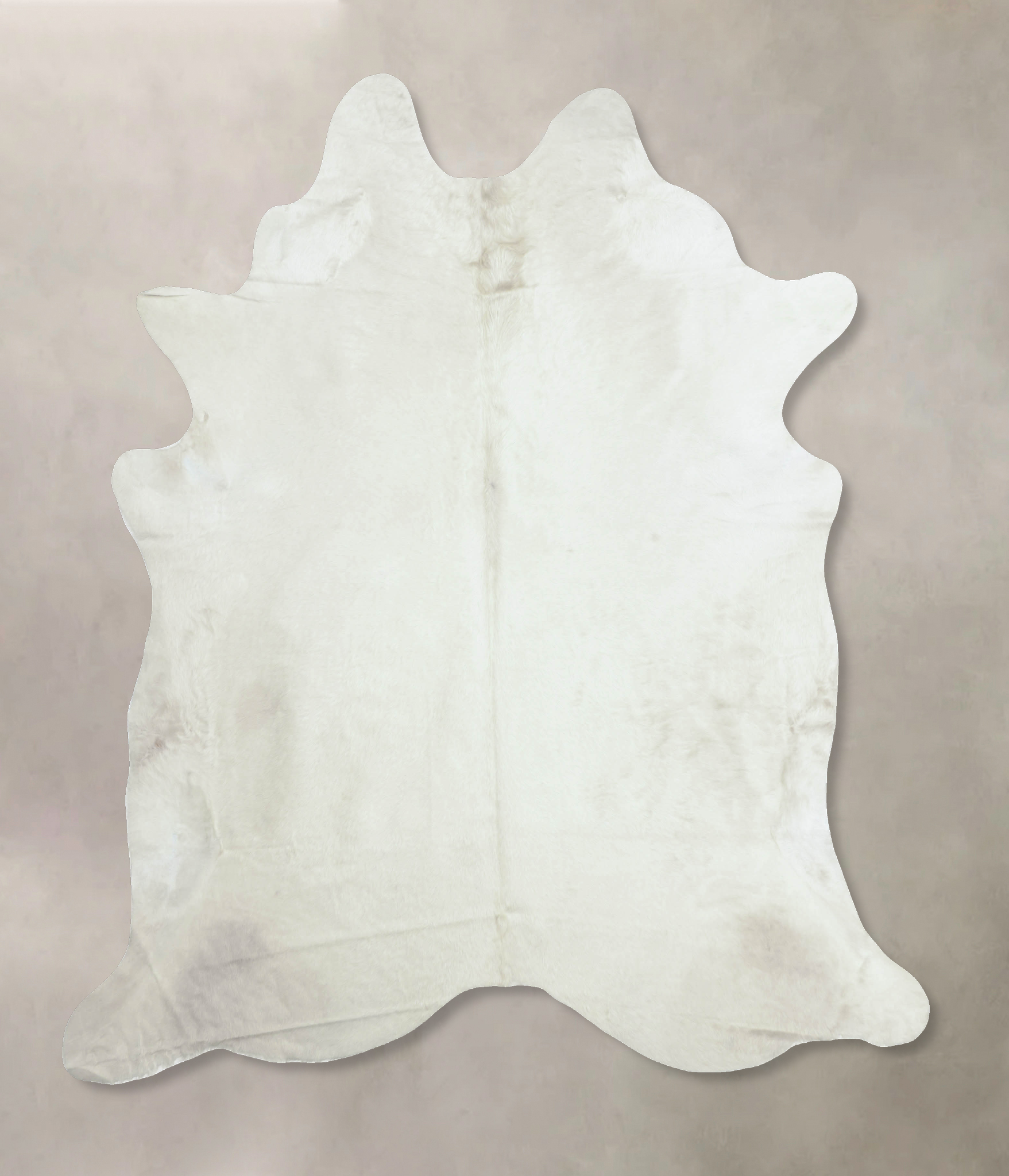 Solid White Cowhide Rug #B8288