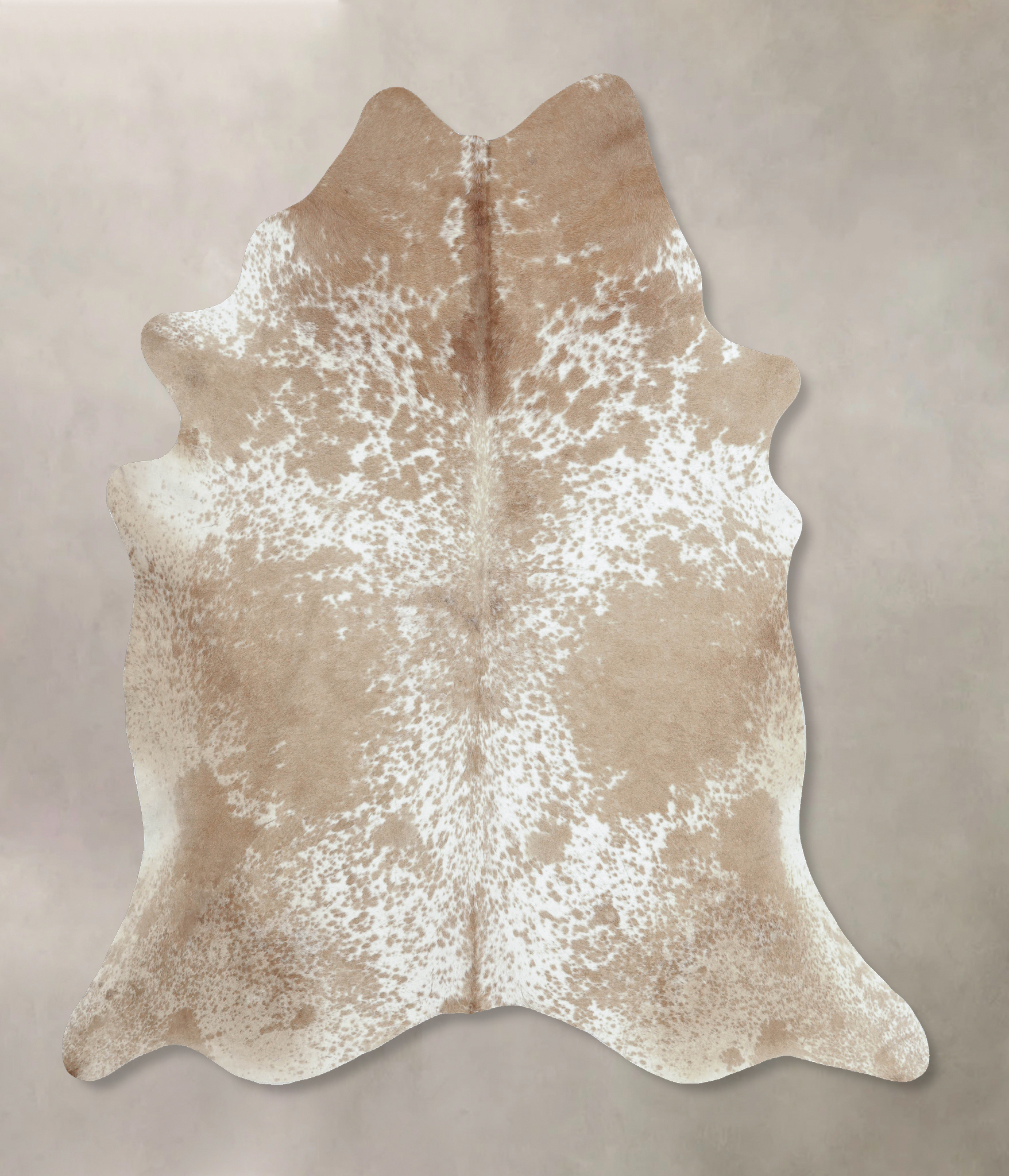 Salt and Pepper Brown Cowhide Rug #B8325