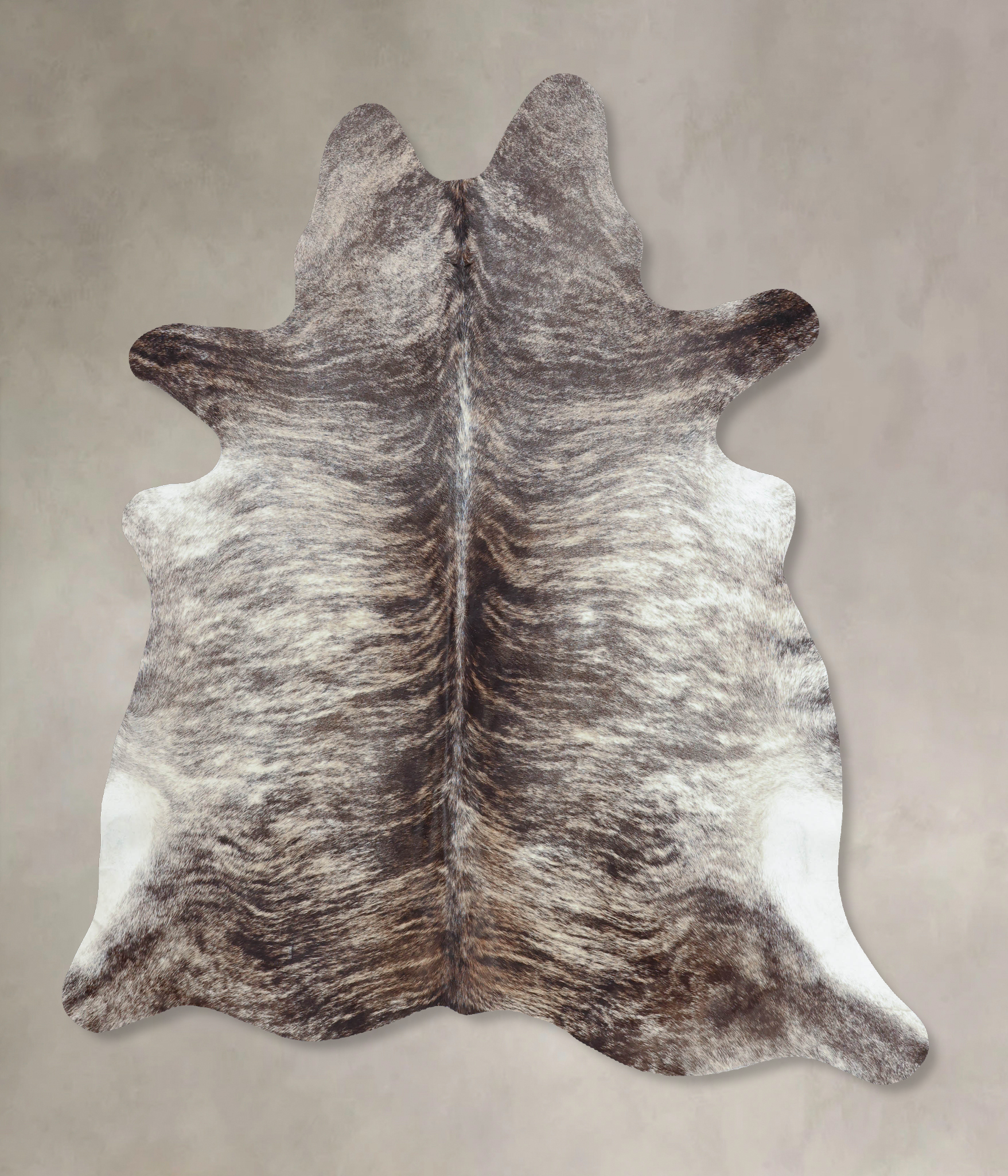 Grey Brindle Cowhide Rug #B8330