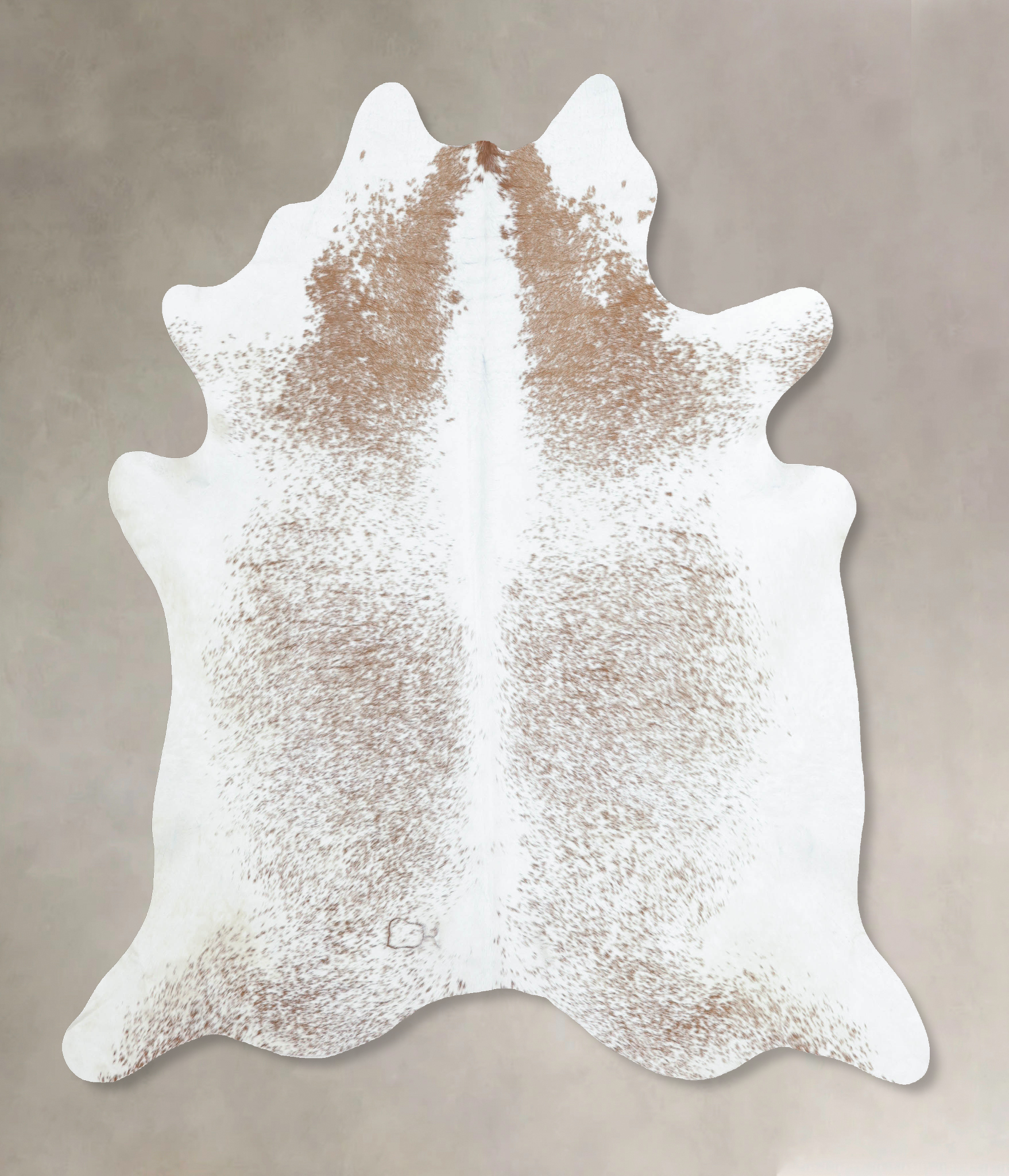 Salt and Pepper Brown Cowhide Rug #B8462