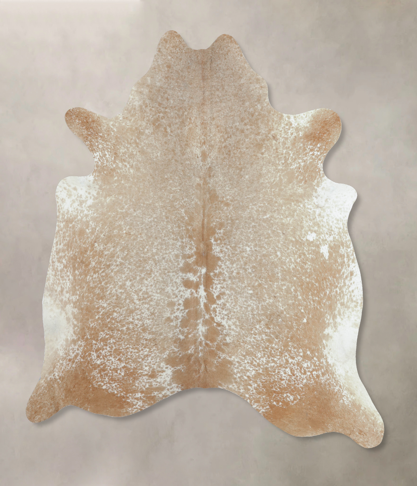 Beige and White Cowhide Rug #B8463