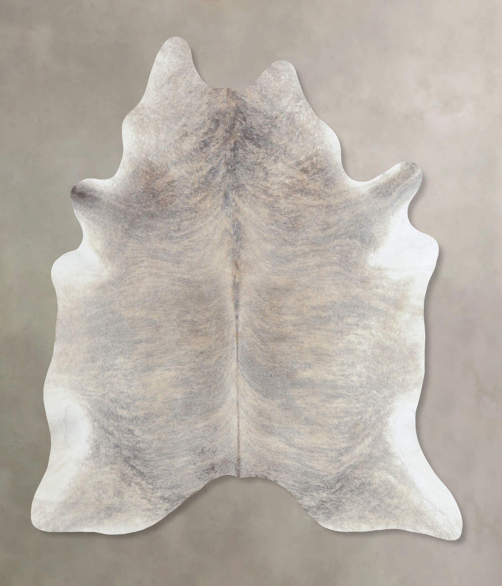 Grey Brindle Cowhide Rug #B8591