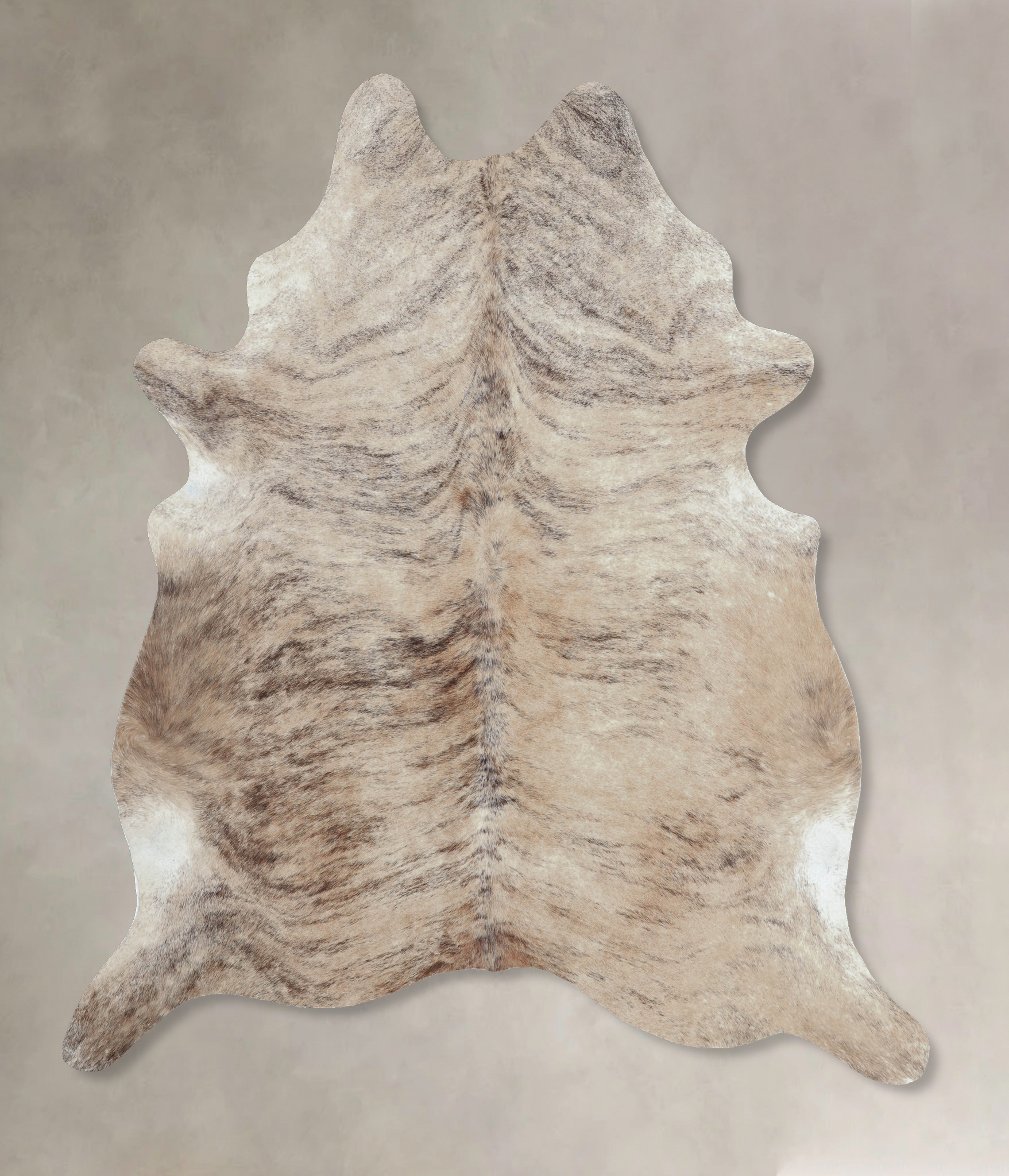 Light Brindle Cowhide Rug #B8592