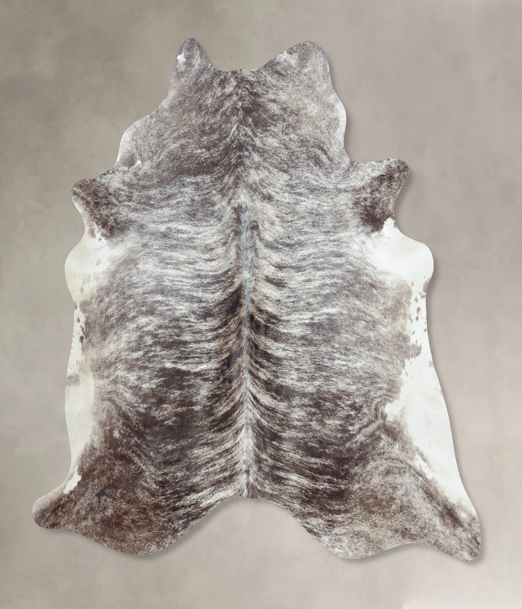 Grey Brindle Cowhide Rug #B8599