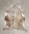 Light Brindle XX-Large Brazilian Cowhide Rug 8'8