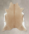 Beige X-Large Brazilian Cowhide Rug 7'0