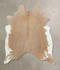 Beige X-Large Brazilian Cowhide Rug 6'11