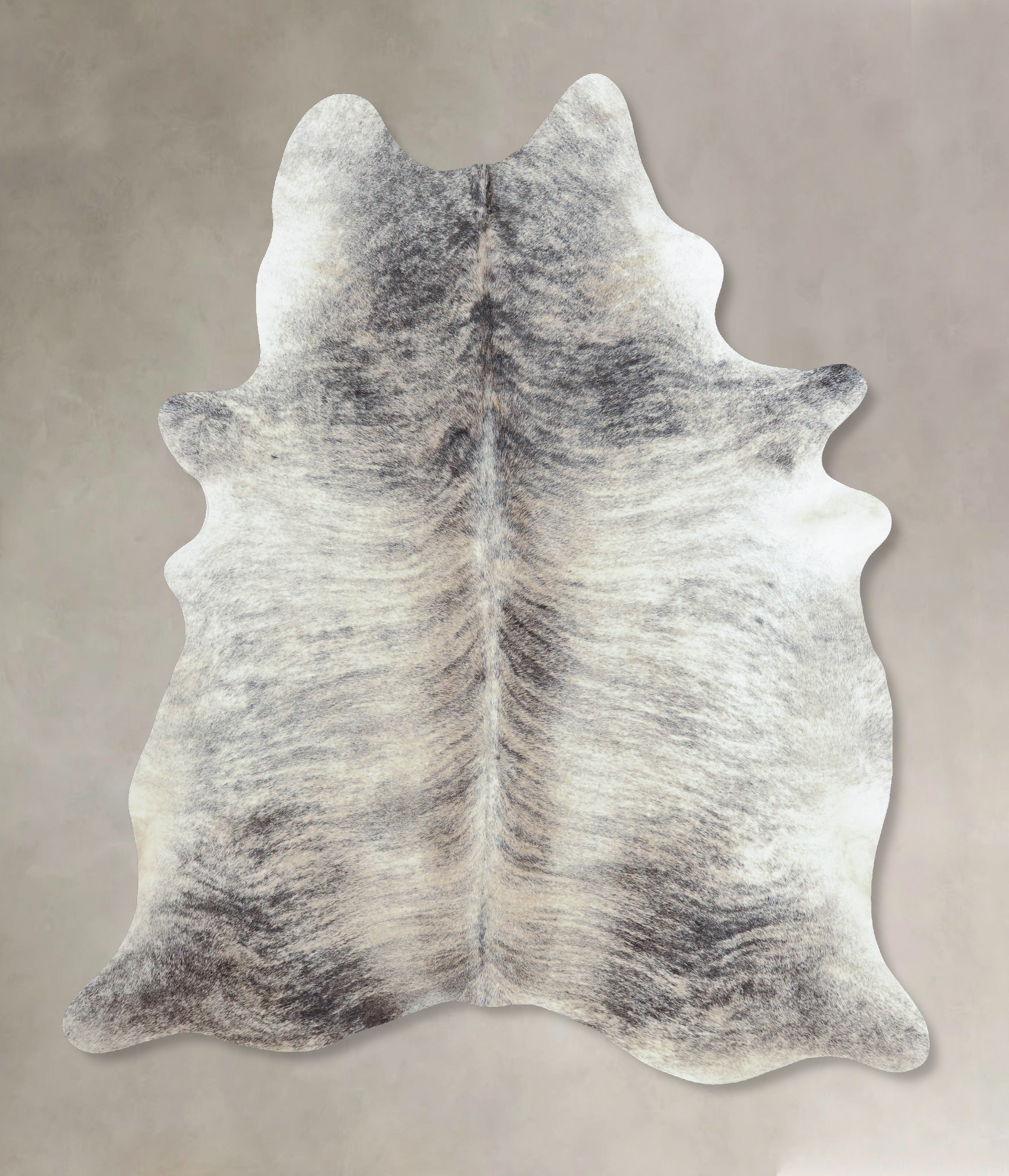 Grey Brindle Cowhide Rug #B8741