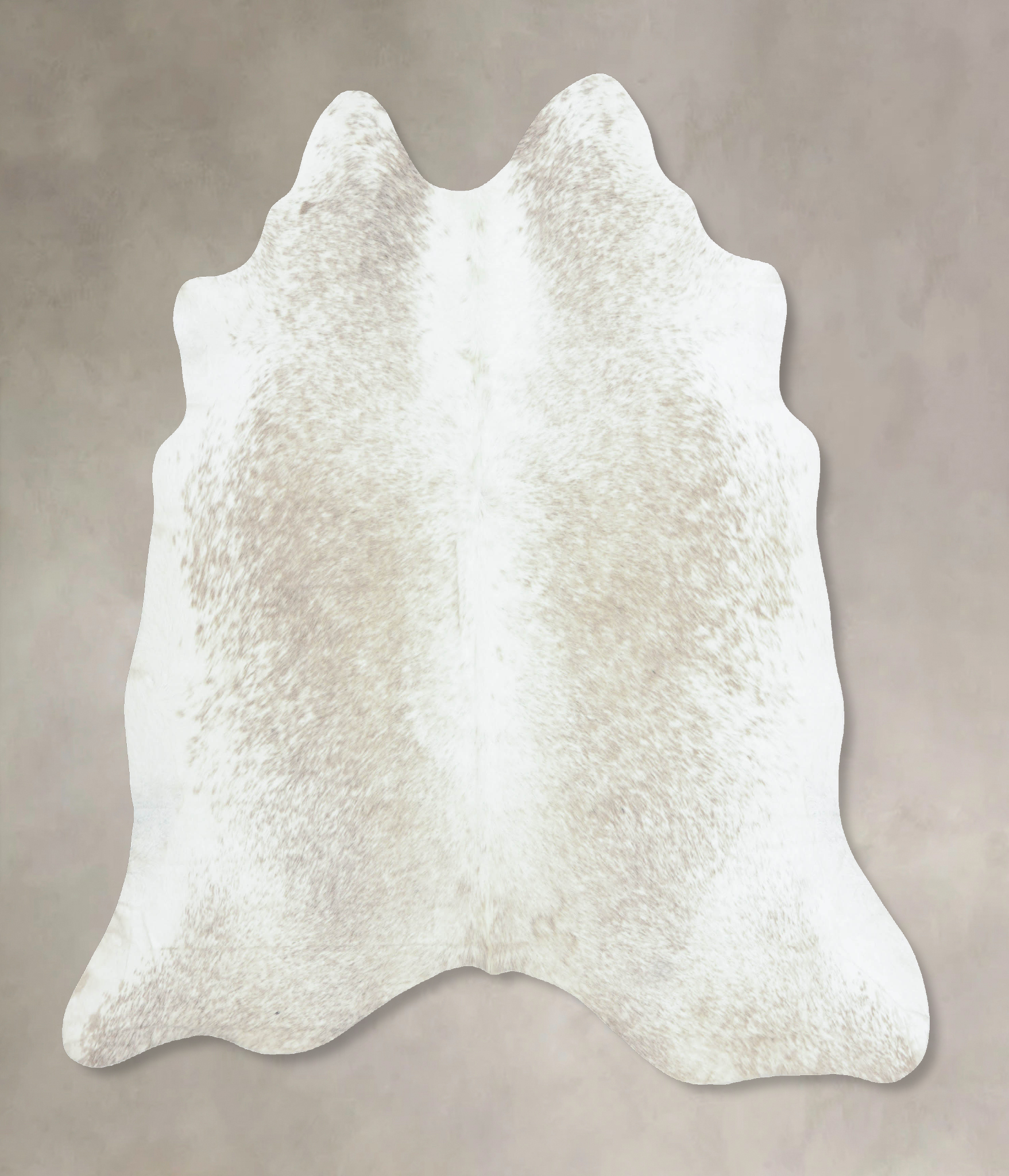 Beige and White Cowhide Rug #B8769