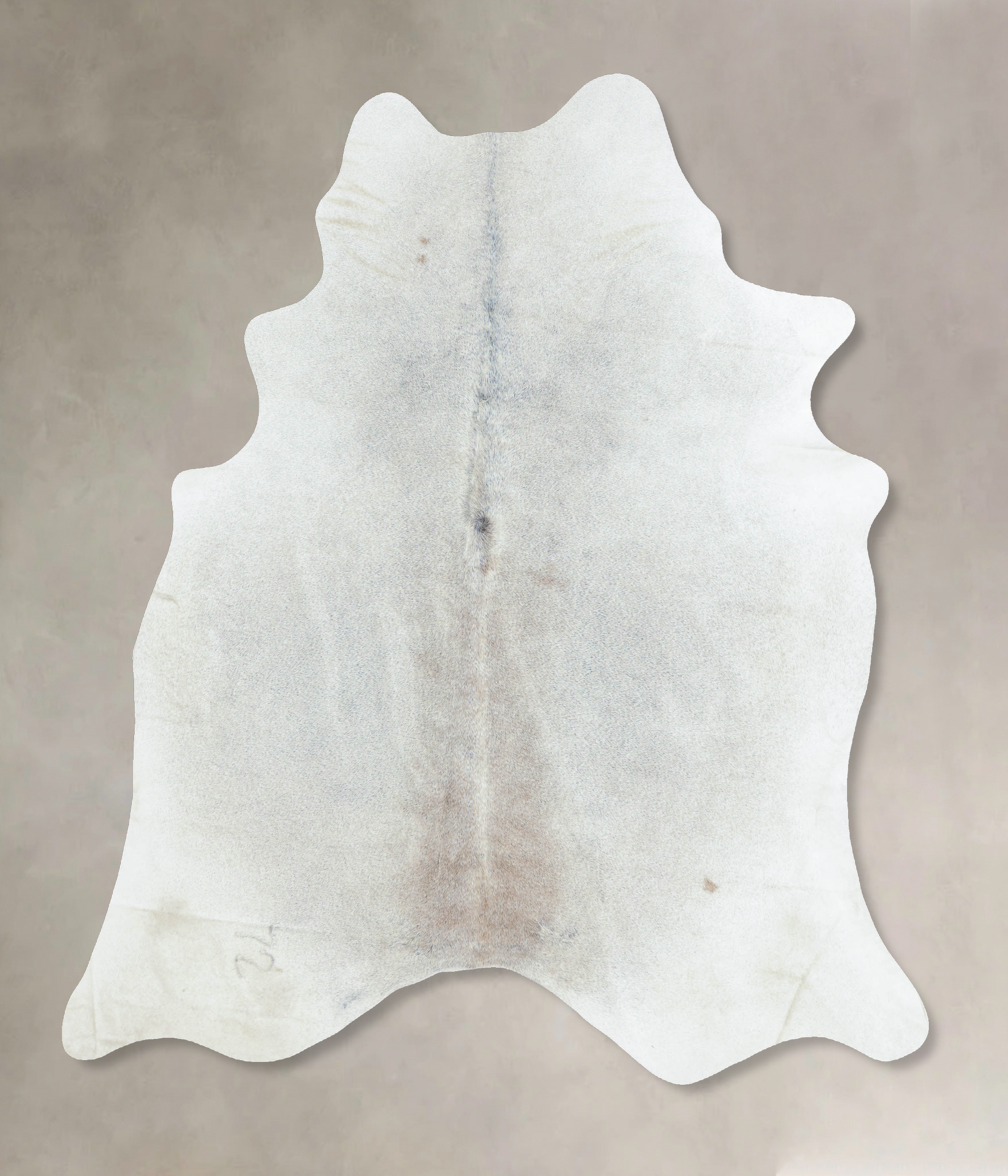 Grey with Beige Cowhide Rug #B8784