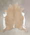 Beige X-Large Brazilian Cowhide Rug 7'1