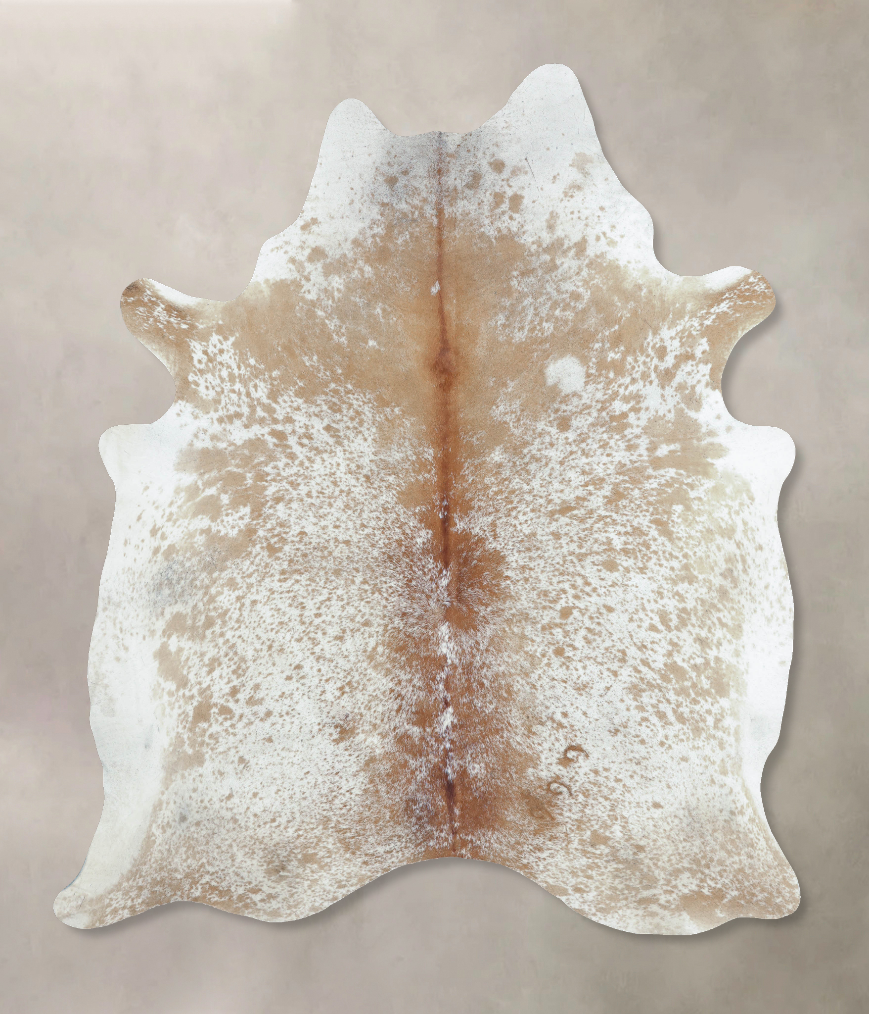 Salt and Pepper Brown Cowhide Rug #B8916