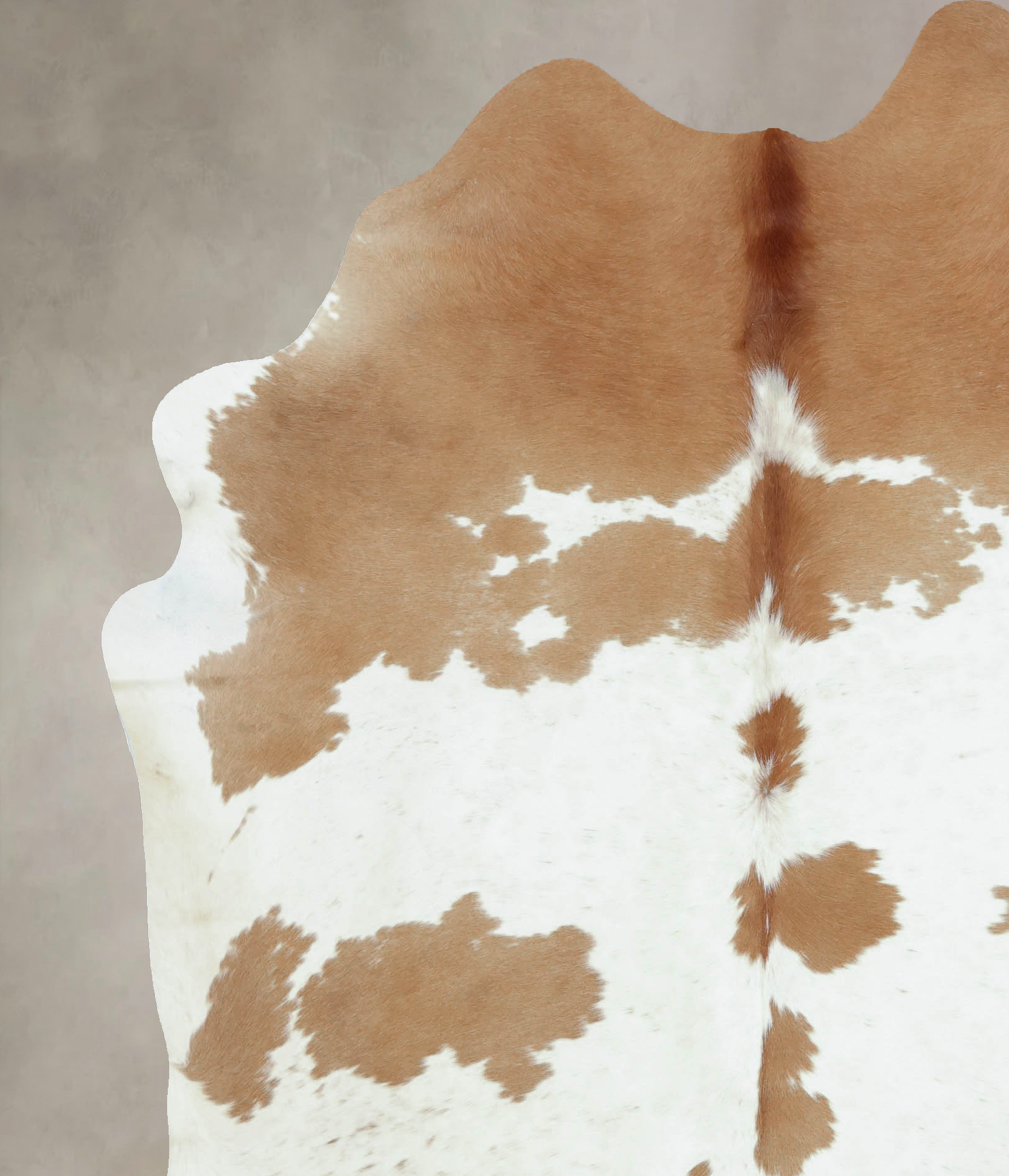 Beige and White Cowhide Rug #B8923