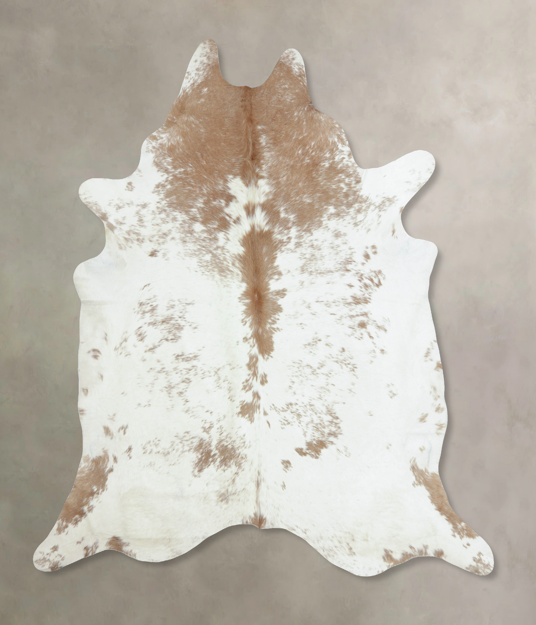 Beige and White Cowhide Rug #B8926